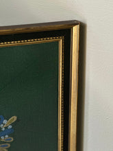 Load image into Gallery viewer, Vintage Butterfly Embroidery | Framed Textile Artwork
