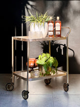 Load image into Gallery viewer, UK Made, Vintage Two-Tier Drinks Trolley
