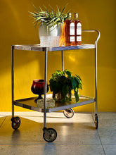Load image into Gallery viewer, UK Made, Vintage Two-Tier Drinks Trolley
