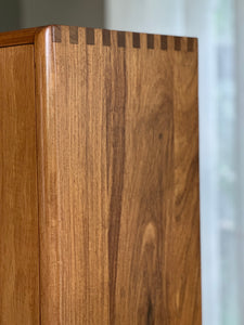 Solid Kiaat "Cubist" Drinks Cabinet