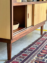 Load image into Gallery viewer, Retro Drinks Cabinet with Tambour Doors
