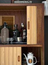 Load image into Gallery viewer, Retro Drinks Cabinet with Tambour Doors
