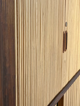 Load image into Gallery viewer, Retro Drinks Cabinet with Tambour Doors
