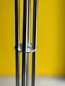 Elegant Mid-Century Chrome Floor Lamp
