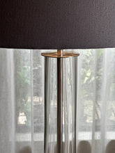 Load image into Gallery viewer, Elegant, Large Glass Occasional Lamp &amp; New Shade
