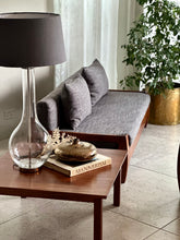 Load image into Gallery viewer, Elegant, Large Glass Occasional Lamp &amp; New Shade
