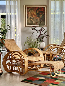 Luxurious Cane Recliner