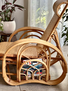 Luxurious Cane Recliner