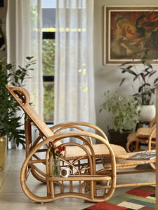 Luxurious Cane Recliner