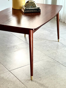 Mid-Century Dining Table with Capped Feet