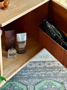 Cheval-Style Dressing Chest & Tall Mirror