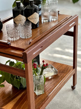 Load image into Gallery viewer, Kiaat Trolley with Double Extension &amp; Tray
