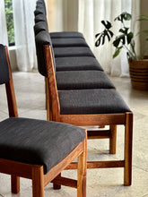 Load image into Gallery viewer, Set of 8 Vintage Dining Chairs
