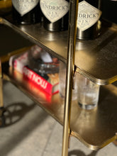 Load image into Gallery viewer, Petite Gilded Three-Tier Trolley
