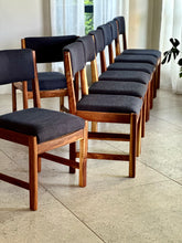 Load image into Gallery viewer, Set of 8 Vintage Dining Chairs
