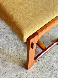 Walnut Dressing Table with Stool