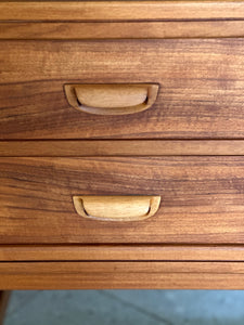 Walnut Dressing Table with Stool
