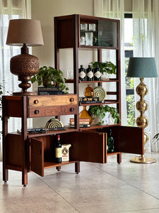 Imbuia Room Divider