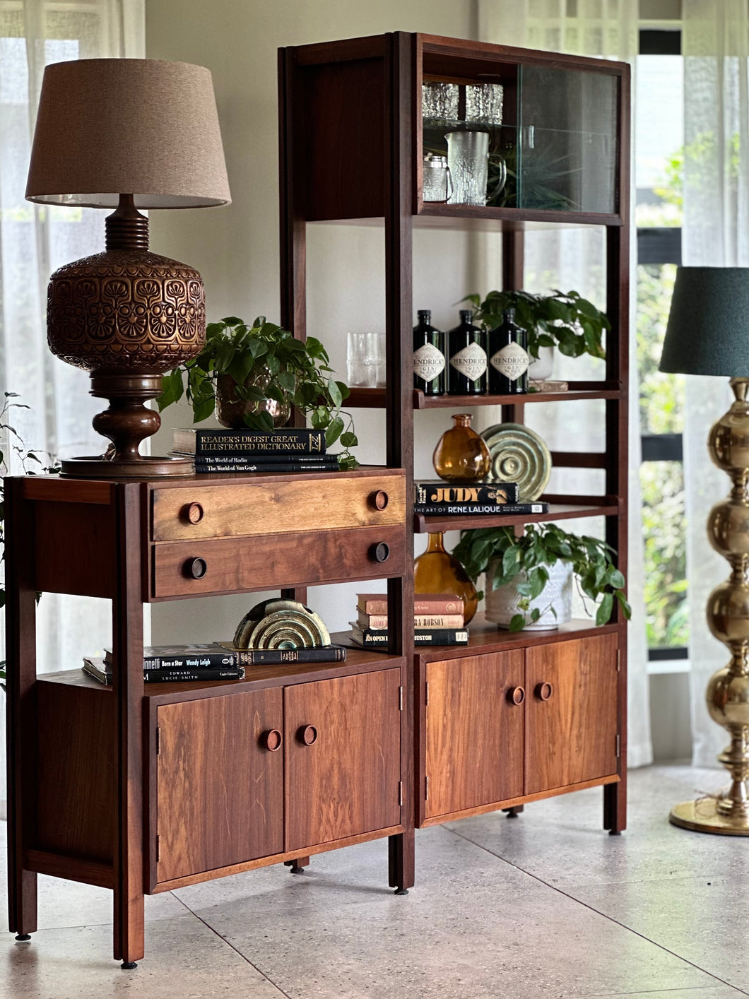Imbuia Room Divider