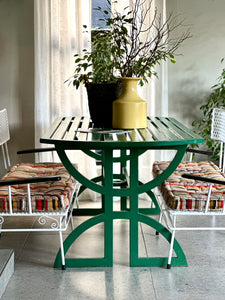 Vintage Steel Patio Table