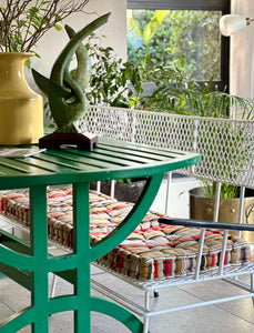 Vintage Steel Patio Table