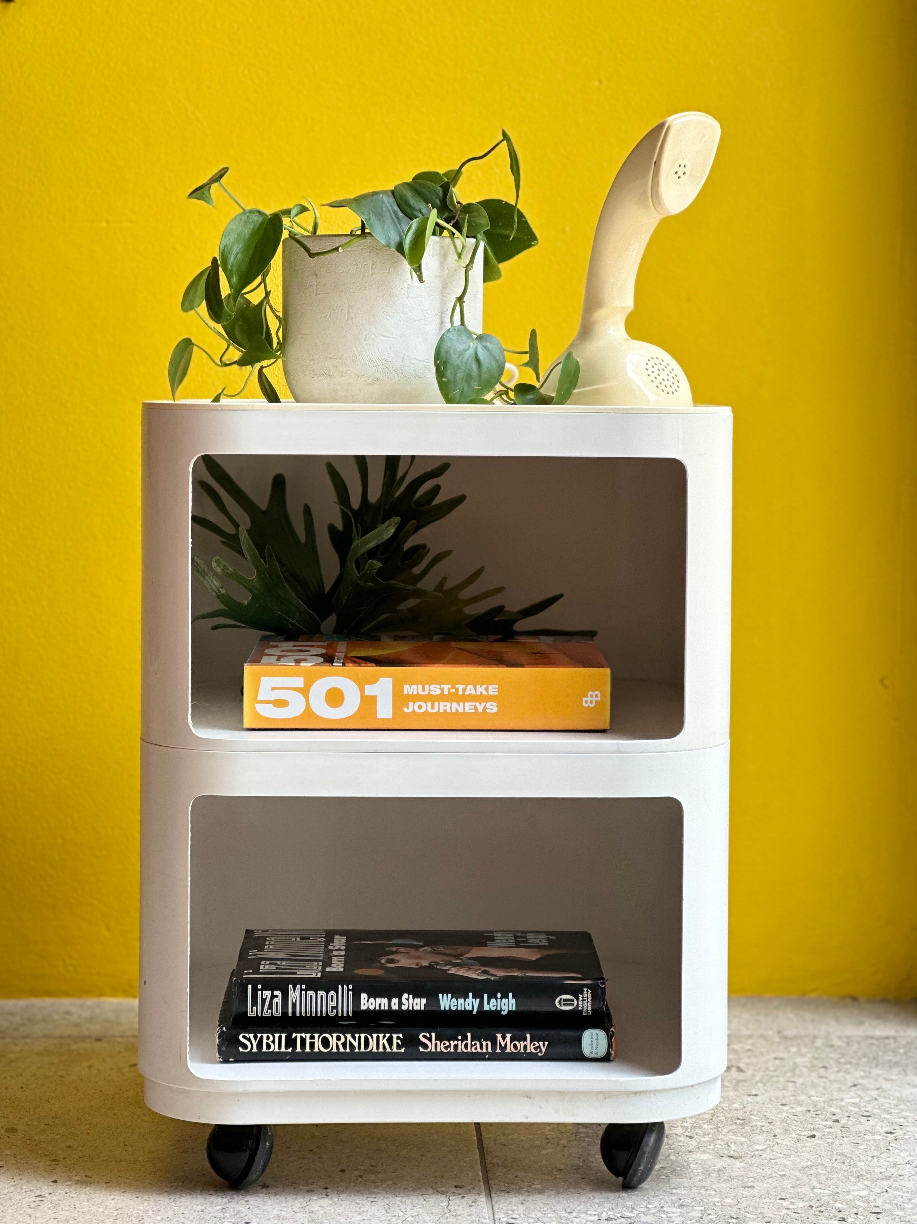 カルテル Kartell 70’s ヴィンテージウォールシェルフ ウーテンシロ Vintage Anna Castelli For KARTELL Organizer/Shelf – RE-TREND