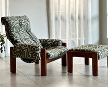 Load image into Gallery viewer, Mid-Century Artecasa Armchair &amp; Footstool
