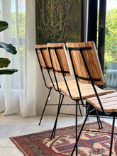Load image into Gallery viewer, Side Chair in Steel &amp; Pine
