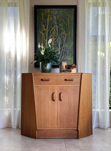 Mid-Century G-Plan Writing Bureau with Corner Cabinet