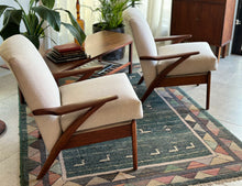 Load image into Gallery viewer, Pair Of Mid-Century &quot;Parker Knoll&quot; Armchairs
