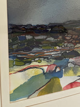 Load image into Gallery viewer, Abstract Framed Watercolour Landscape
