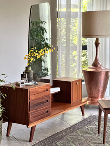 Retro Dresser & Full Length Mirror