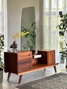 Retro Dresser & Full Length Mirror