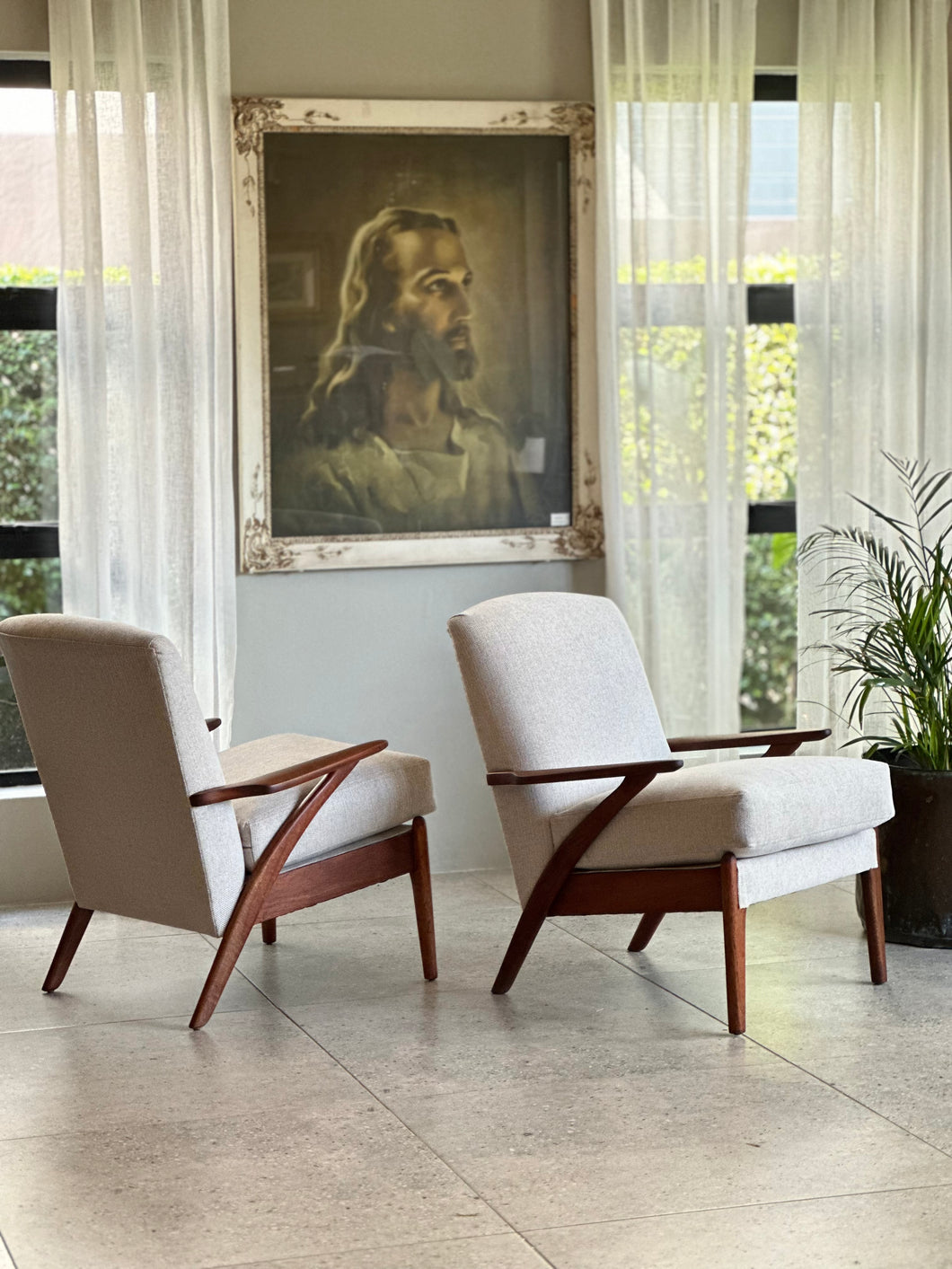 Pair Of Mid-Century 