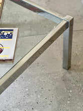 Load image into Gallery viewer, Classic Chrome &amp; Glass Coffee Table
