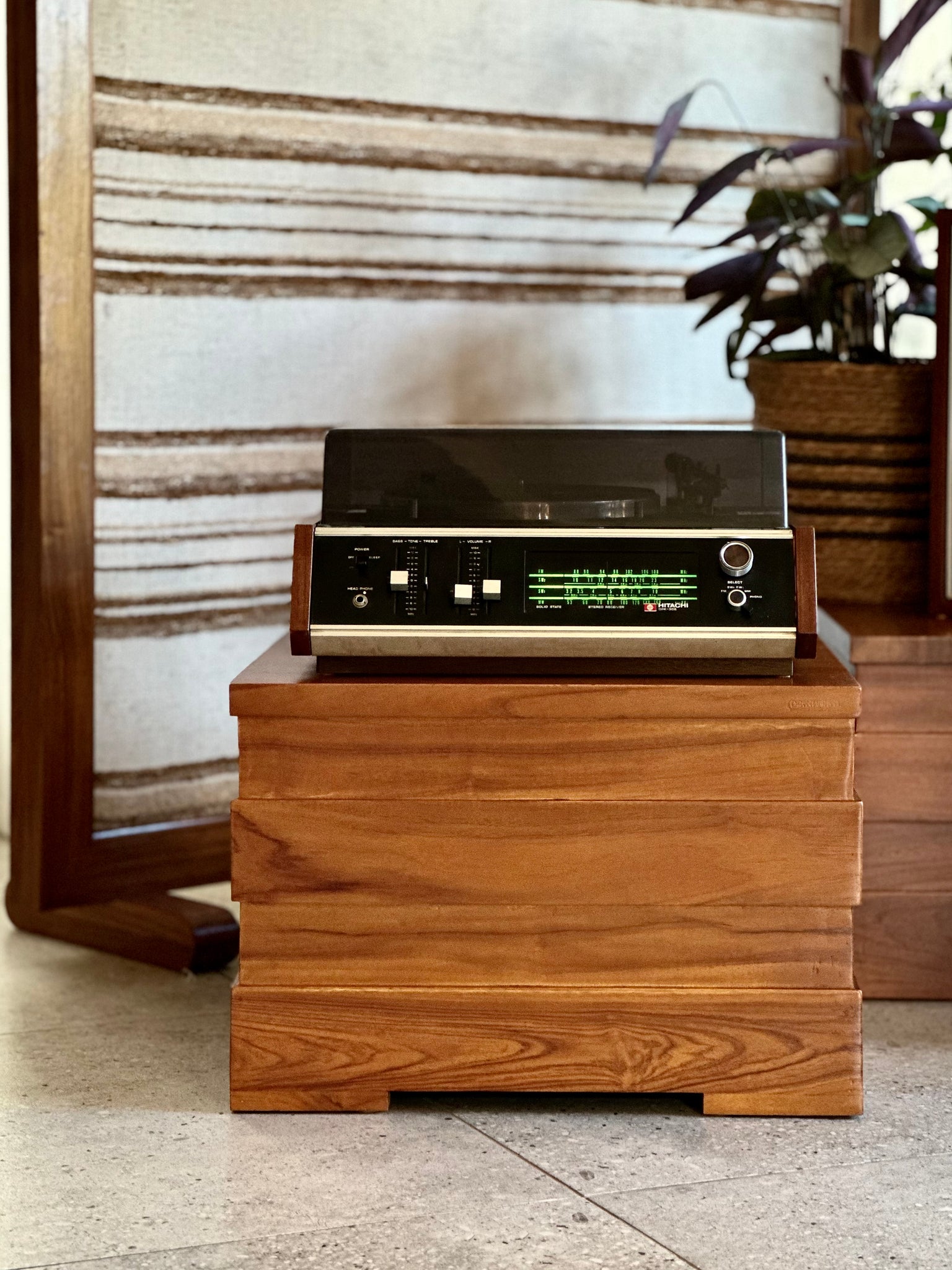 System Sound Stereo Hitachi ソリッドステートステレオカセット HITACHI | RE-TREND – 305 DPK ラジオ・コンポ