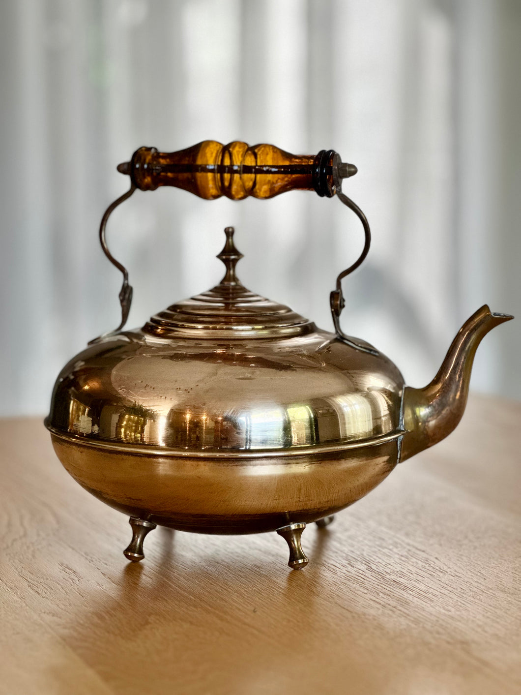 Vintage Refined Brass Kettle