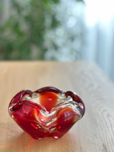 Load image into Gallery viewer, Red Murano Glass Ashtray | Catchall
