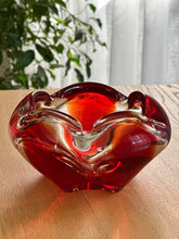 Load image into Gallery viewer, Red Murano Glass Ashtray | Catchall

