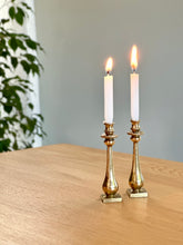 Load image into Gallery viewer, Pair of Miniature Brass Candle Holders
