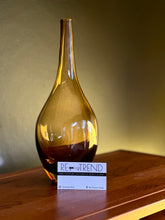 Load image into Gallery viewer, Teardrop Amber Glass Vase
