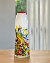 Load image into Gallery viewer, Tall Italian Confetti Art Glass Vase
