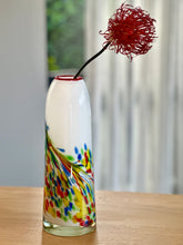 Load image into Gallery viewer, Tall Italian Confetti Art Glass Vase
