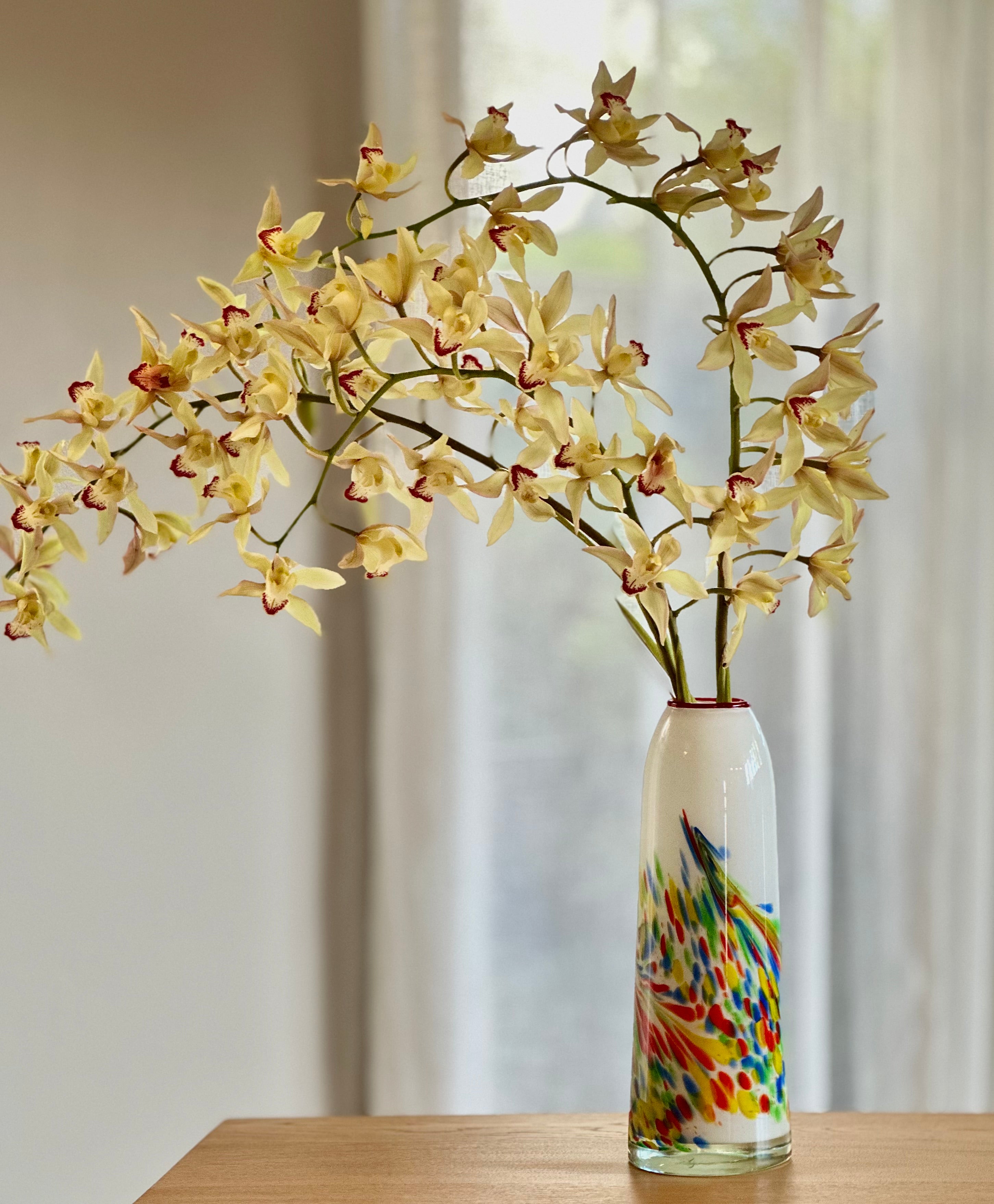 Tall Italian Confetti Art Glass Vase – RE-TREND