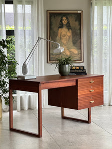 MCM Three-Drawer Desk