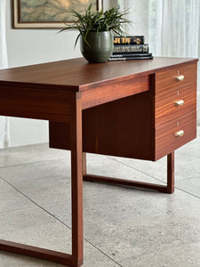 MCM Three-Drawer Desk