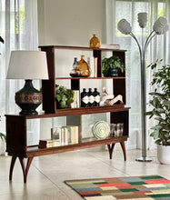 Load image into Gallery viewer, Slimline Bookcase / Room Divider in Solid Imbuia
