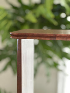 Slimline Bookcase / Room Divider in Solid Imbuia