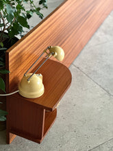 Load image into Gallery viewer, King Size Sapele Headboard - Attached Pedestal Shelves

