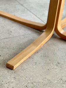 Mid-Century Glass Top Dining Table